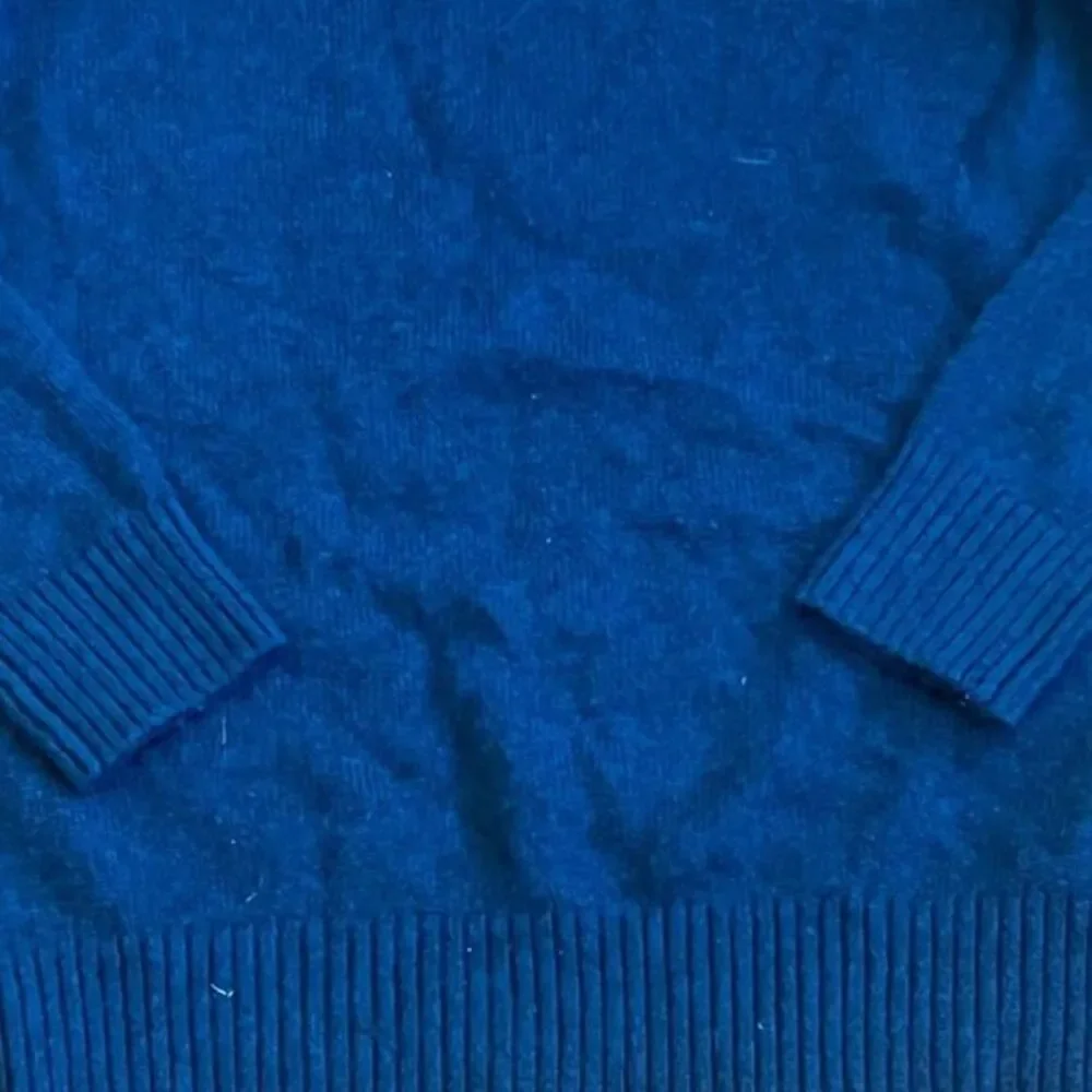 H&M Wool Blend Crew Neck Long Sleeved Sweater Blue Size Small